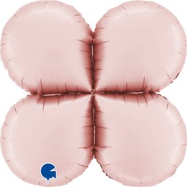 [GRABO]은박베이스 라운드 핑크 19인치 42*42cm