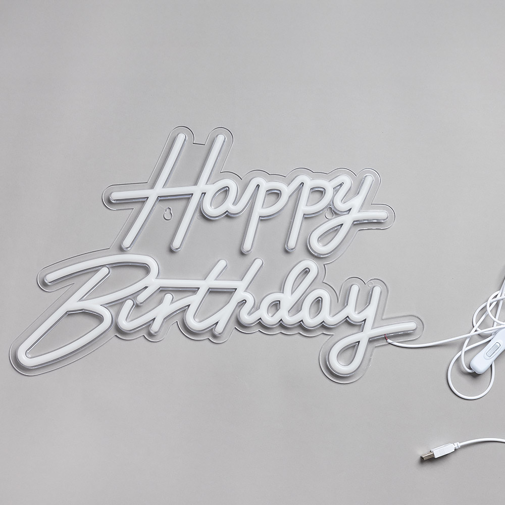 생일네온사인 45*28cm [USB형/플러그 미포함]