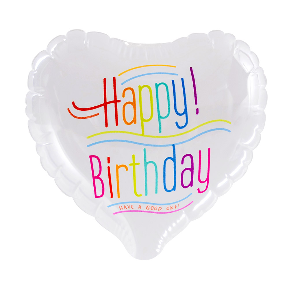[Kishis]스틱풍선 하트 11.5cm 생일레인보우 [10개입] 컵스틱별매