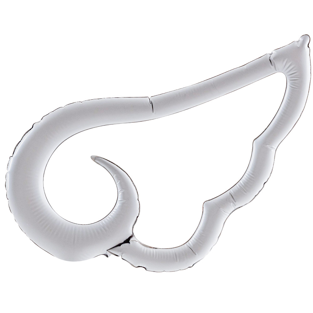 [Kishis]미니스틱풍선 날개 15cm 화이트 [10개입] 컵스틱별매
