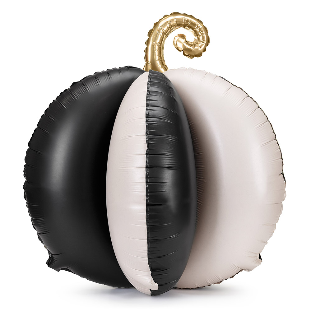 [파티데코] 3D입체펌프킨 블랙앤화이트 58*58cm