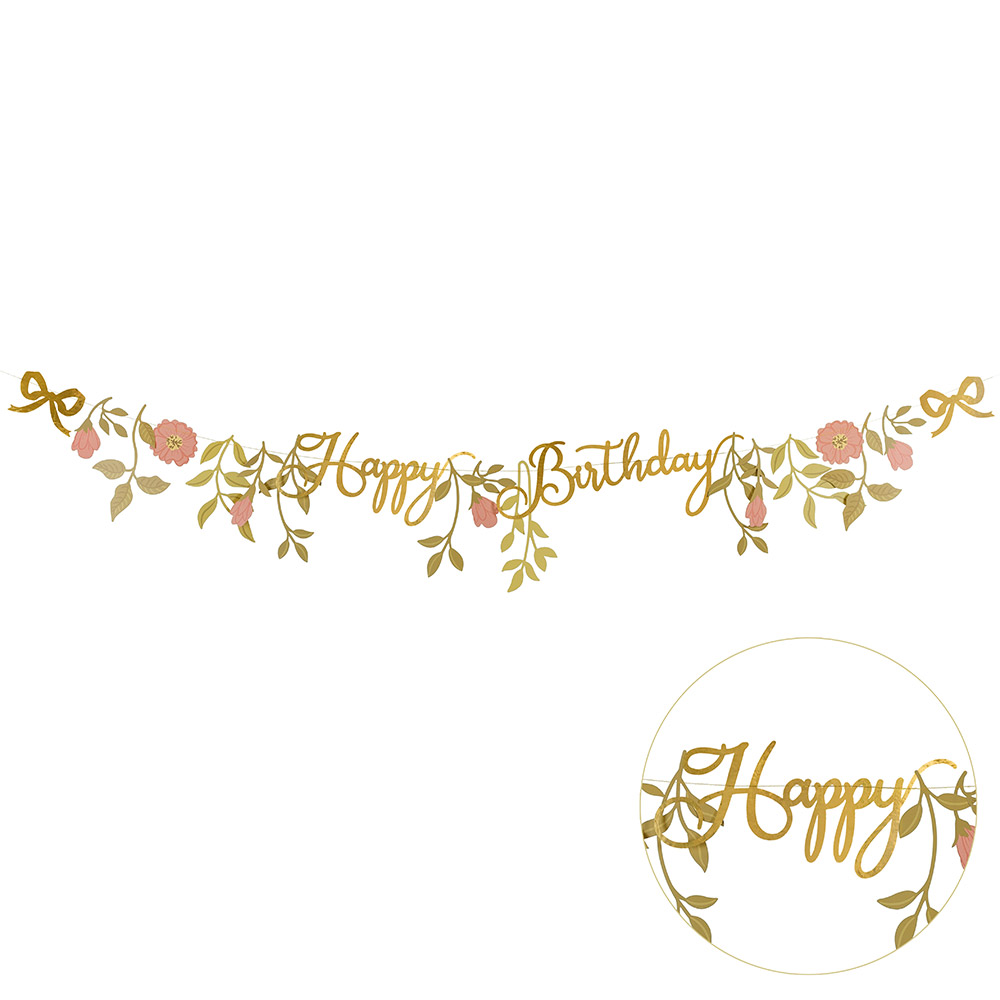 [파티데코] 생일가랜드 플라워