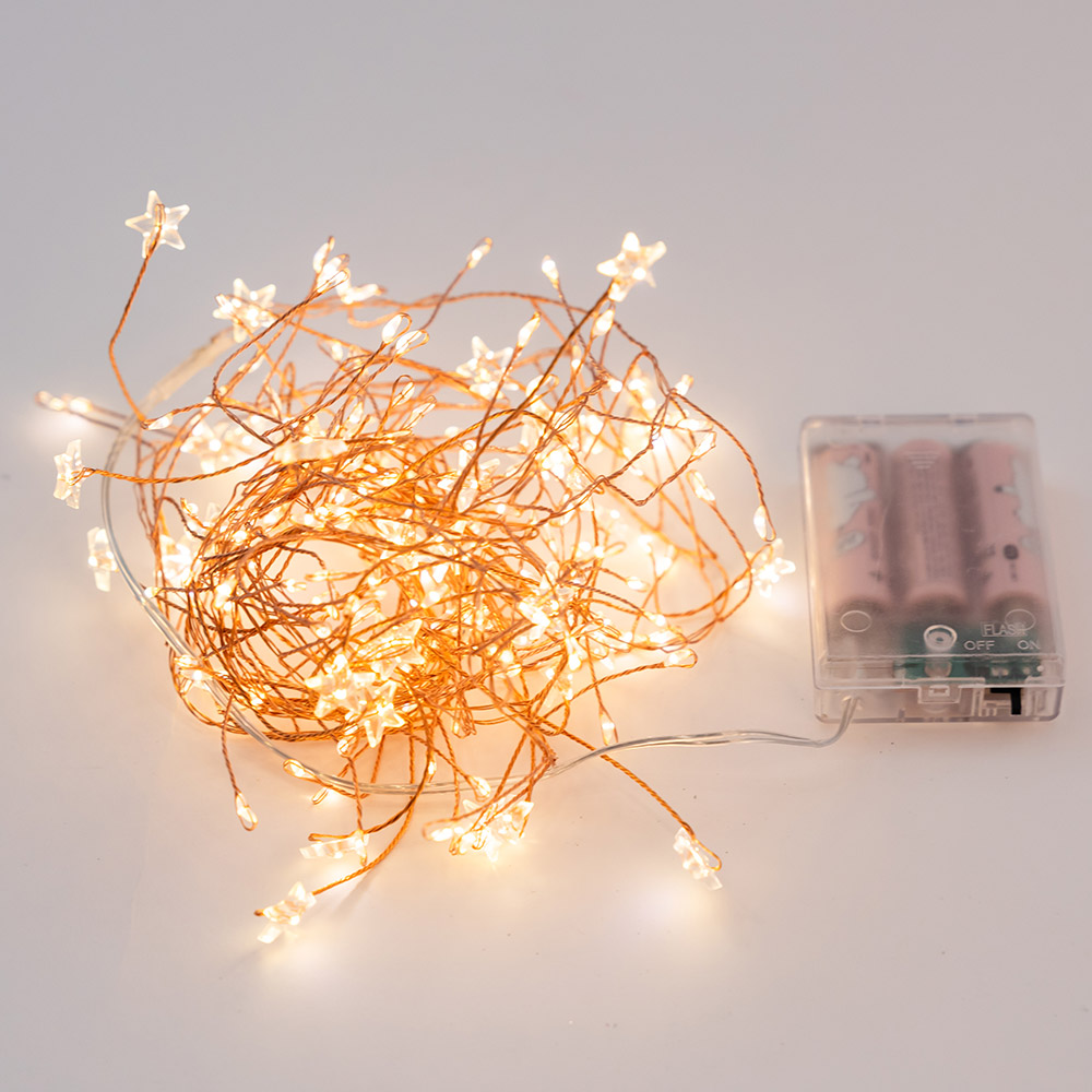 별달린 지네전구 3m 건전지형