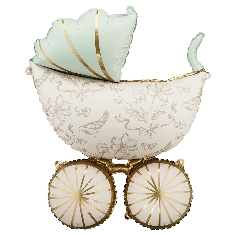 [파티데코] 은박 유모차 59*74cm