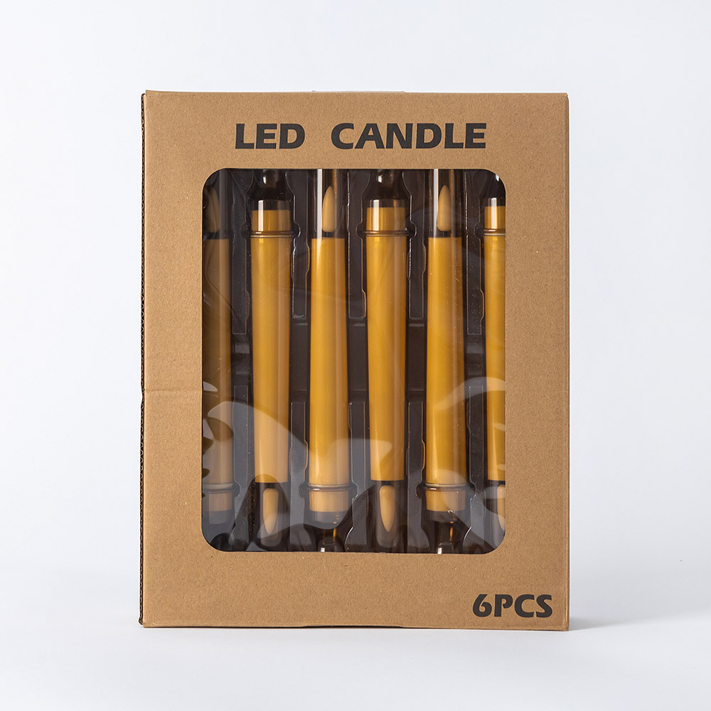 LED무드캔들 골드 24cm [6개입]