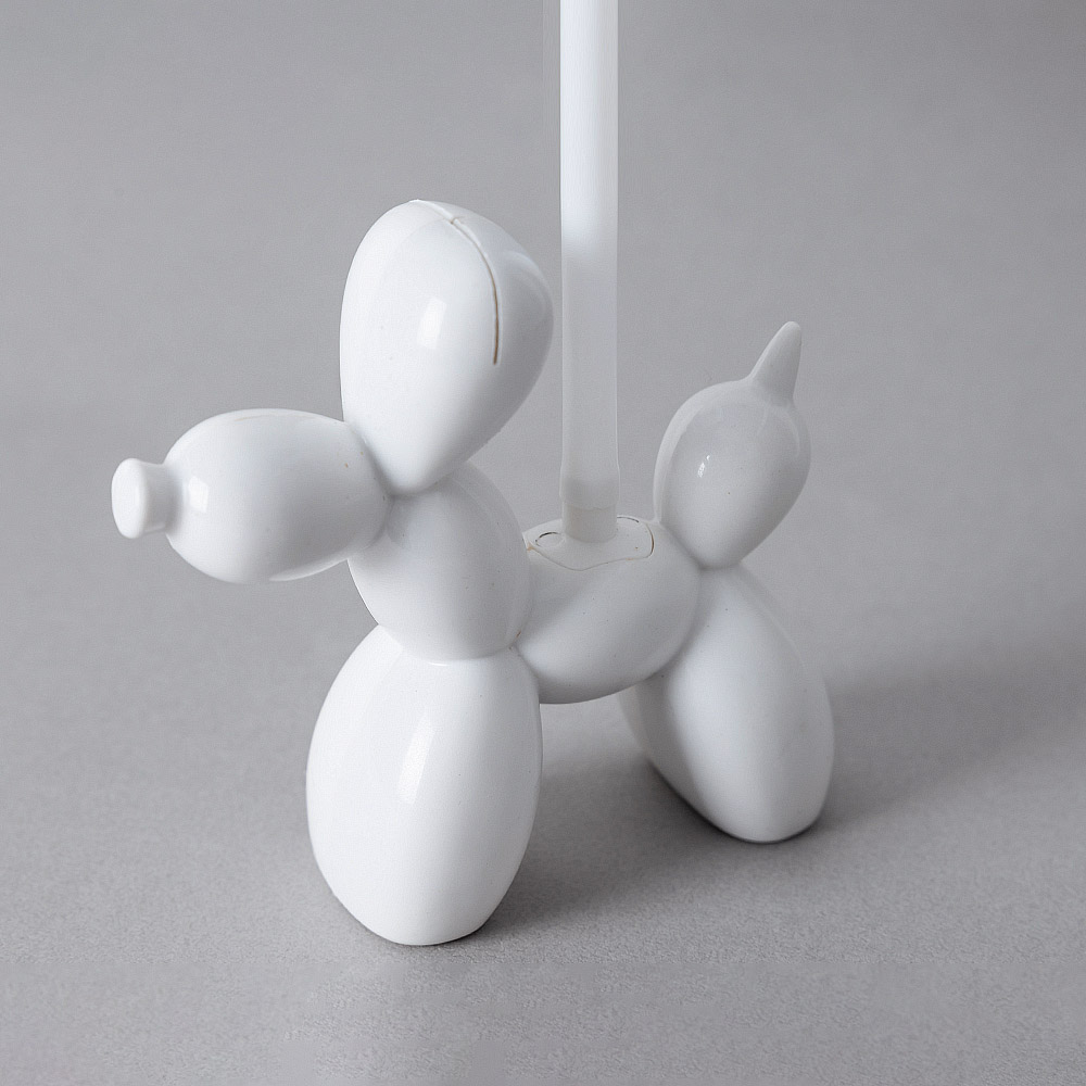 벌룬독 벌룬스탠드 싱글 화이트