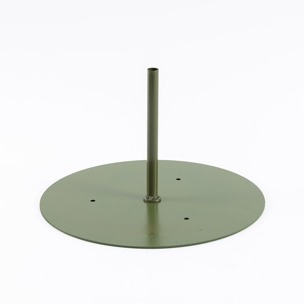 철제 원형플레이트 자이언트플라워겸용 30cm 그린 [1~3구 겸용] 1.8kg